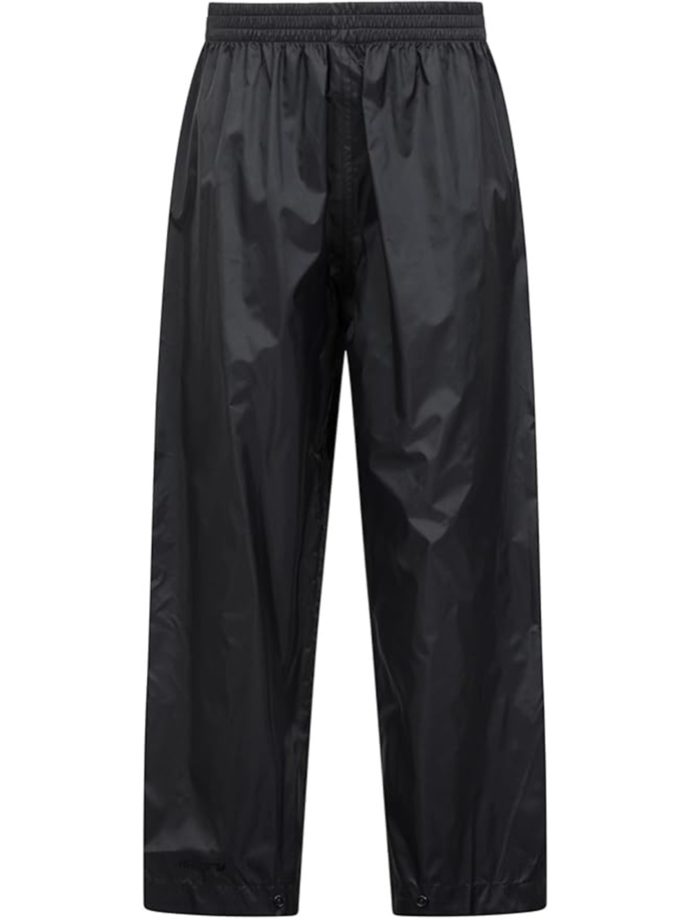 Mountain Warehouse Pakka Kids Waterproof Rain Pants in Black Size 9-10 Years